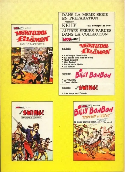 Verso de l'album La légende de Manos Kelly Tome 1 Le drame de Fort Alamo