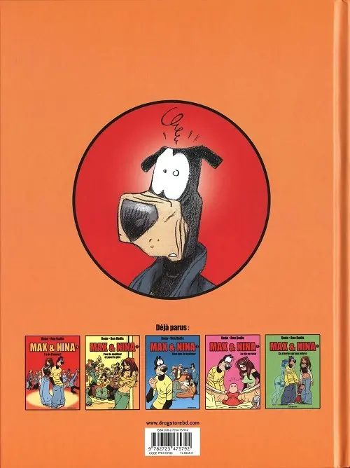 Verso de l'album Max & Nina Tome 6 Quitte ou double