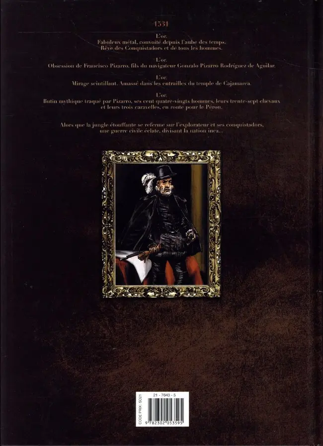 Verso de l'album L'Or des fous Tome 3 Vaincre ou mourir