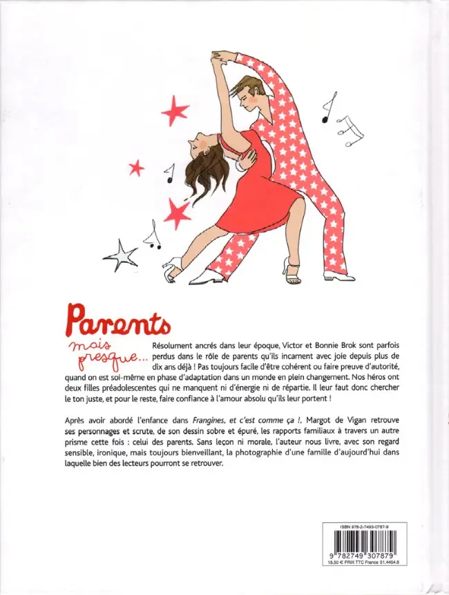Verso de l'album Parents, mais presque...