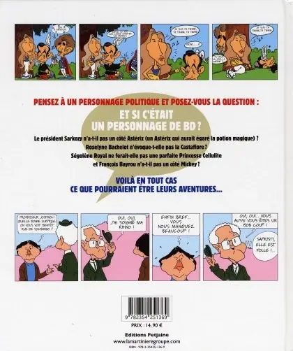 Verso de l'album Politique en stock