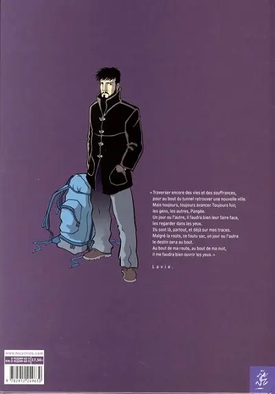 Verso de l'album Poser mon sac Tome 3 Pangée