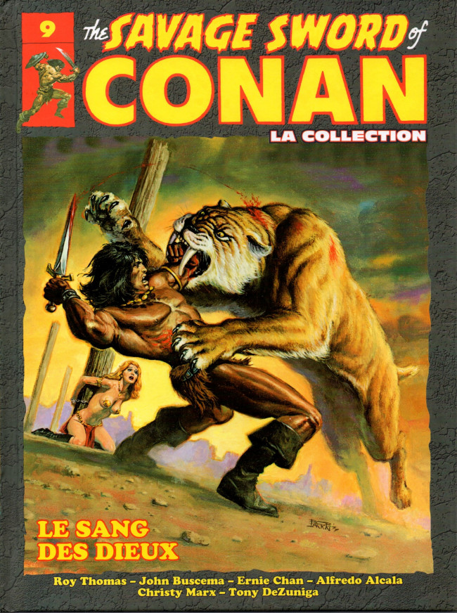 Couverture de l'album The Savage Sword of Conan - La Collection Tome 9 Le sang des dieux