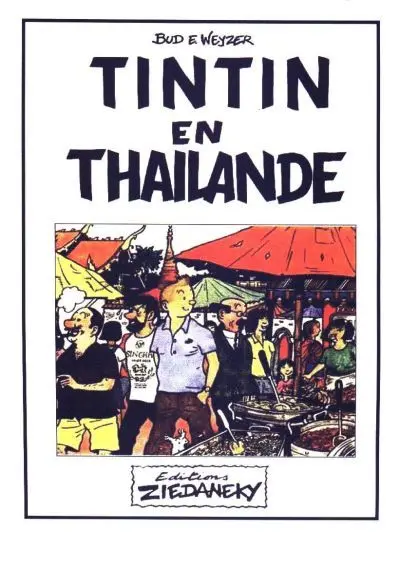 Couverture de l'album Tintin Tintin en Thaïlande