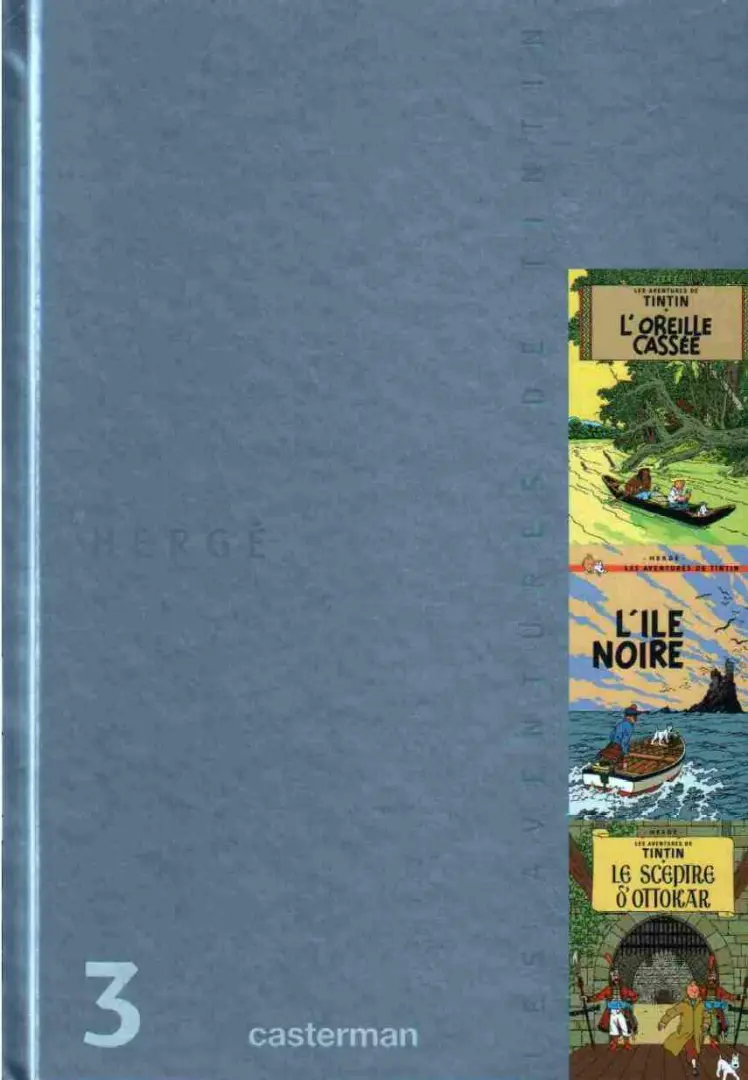 Couverture de l'album Tintin Coffret 75ème anniversaire Volume 3