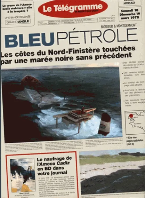 Couverture de l'album Bleu pétrole