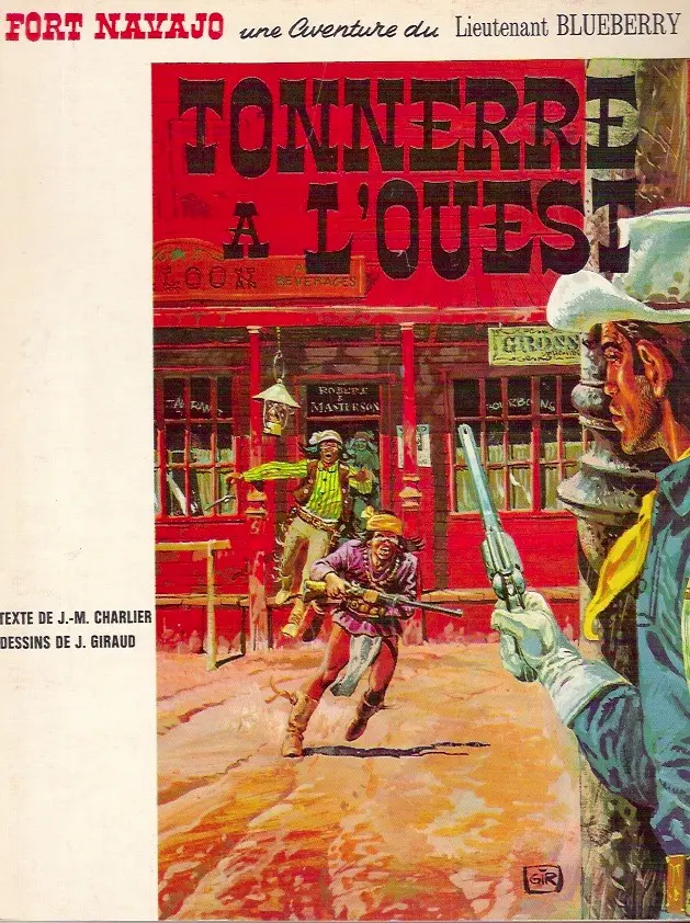 Couverture de l'album Blueberry Tome 2 Tonnerre à l'ouest