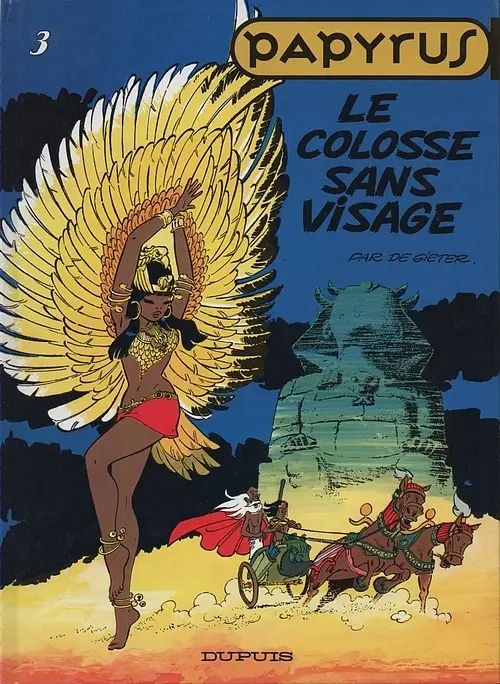Couverture de l'album Papyrus Tome 3 Le colosse sans visage
