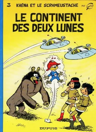 Couverture de l'album Le Scrameustache Tome 3 Le continent des deux lunes