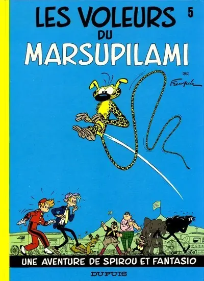 Couverture de l'album Spirou et Fantasio Tome 5 Les voleurs du Marsupilami