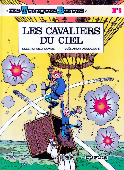 Couverture de l'album Les Tuniques Bleues Tome 8 Les cavaliers du ciel