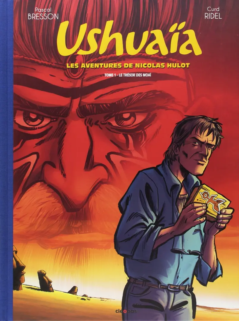 Couverture de l'album Ushuaïa - Les aventures de Nicolas Hulot Tome 1 Le trésor des Moaï