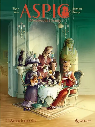 Couverture de l'album Aspic, détectives de l'étrange Tome 7 Le mystère de la momie blette