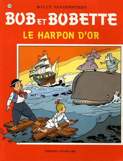 Couverture de l'album Bob et Bobette Tome 236 Le harpon d'or