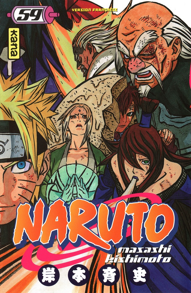 Couverture de l'album Naruto 59 Côte à côte...!!