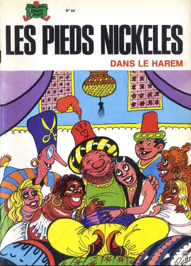 Couverture de l'album Les Pieds Nickelés Tome 86 Les Pieds Nickelés dans le harem