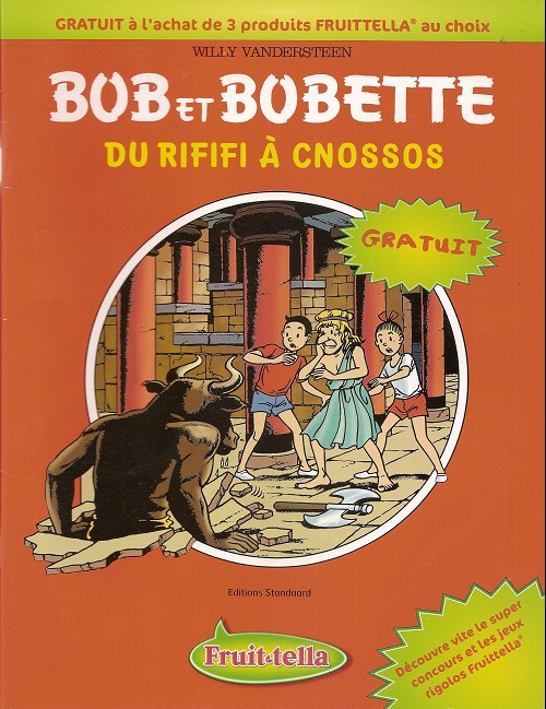 Couverture de l'album Bob et Bobette (Publicitaire) Du rififi à Cnossos