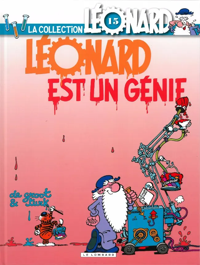 Couverture de l'album La Collection Léonard Tome 15 Léonard est un génie