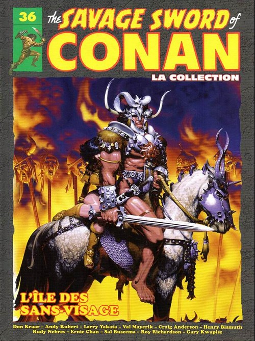 Couverture de l'album The Savage Sword of Conan - La Collection Tome 36 L'Île des sans-visage