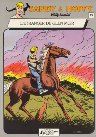 Couverture de l'album Sandy & Hoppy 13 L'étranger de Glen Muir