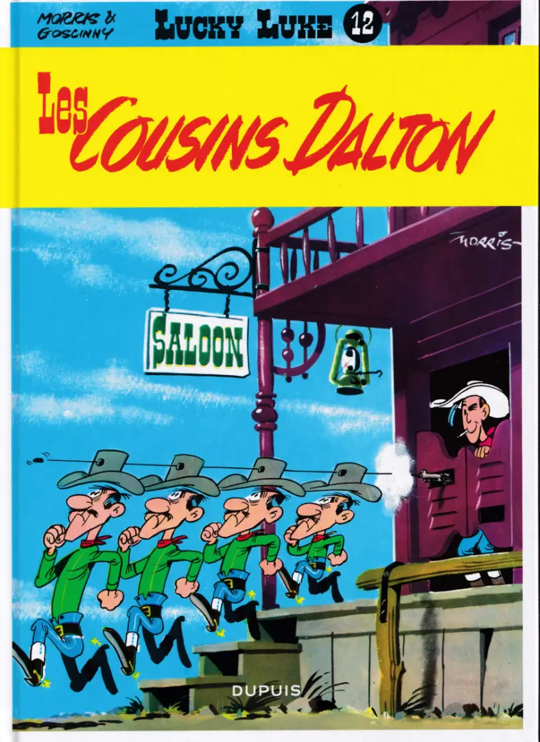 Couverture de l'album Lucky Luke Tome 12 Les cousins Dalton