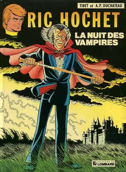 Couverture de l'album Ric Hochet Tome 34 La nuit des vampires