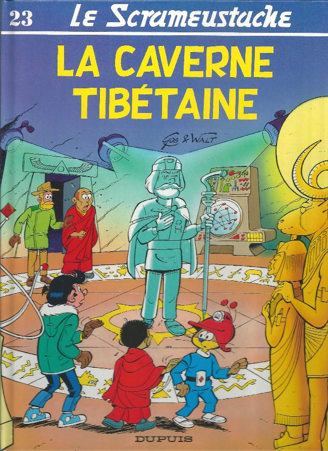 Couverture de l'album Le Scrameustache Tome 23 La caverne tibétaine