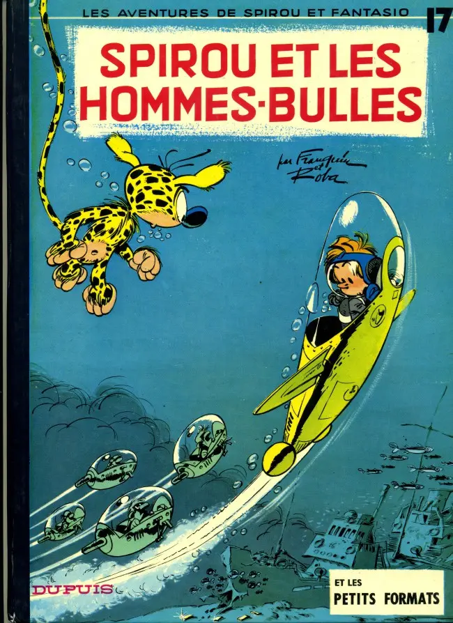 Couverture de l'album Spirou et Fantasio Tome 17 Spirou et les Hommes-Bulles