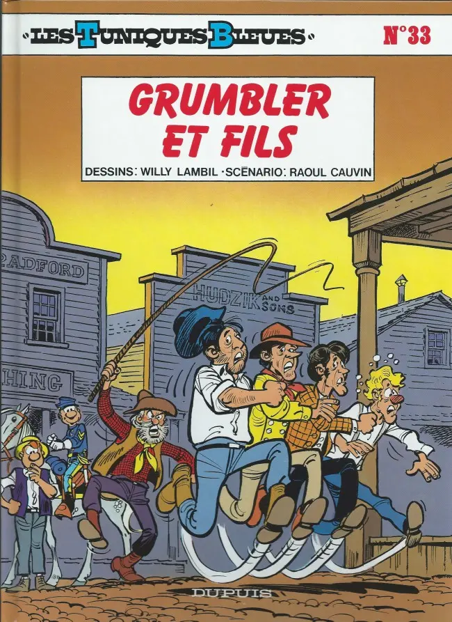 Couverture de l'album Les Tuniques Bleues Tome 33 Grumbler et fils