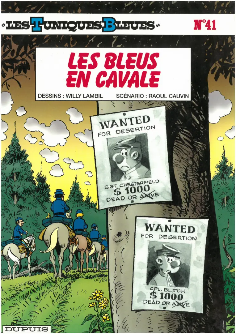 Couverture de l'album Les Tuniques Bleues Tome 41 Les bleus en cavale