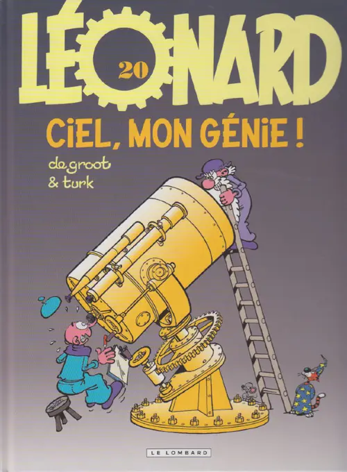 Couverture de l'album Léonard Tome 20 Ciel, mon génie !
