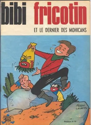 Couverture de l'album Bibi Fricotin 2e Série - Societé Parisienne d'Edition Tome 57 Bibi Fricotin et le dernier des Mohicans