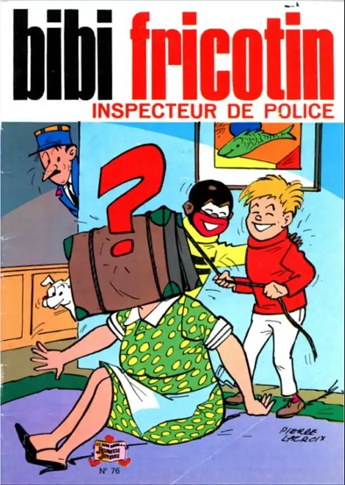 Couverture de l'album Bibi Fricotin 2e Série - Societé Parisienne d'Edition Tome 76 Inspecteur de police