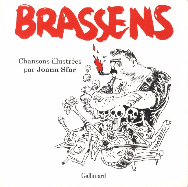 Couverture de l'album Brassens - Chansons illustrées par Joann Sfar