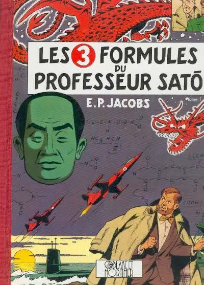 Couverture de l'album Blake et Mortimer Tome 11 Les 3 formules du Professeur Satô - Tome 1