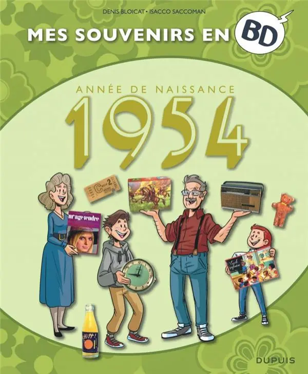 Couverture de l'album Mes souvenirs en BD Tome 15 Année de naissance 1954