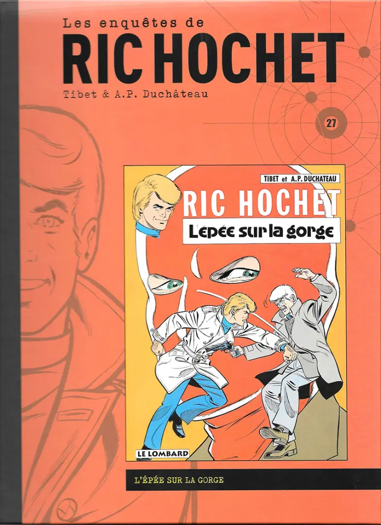 Couverture de l'album Les enquêtes de Ric Hochet Tome 27 L'épée sur la gorge