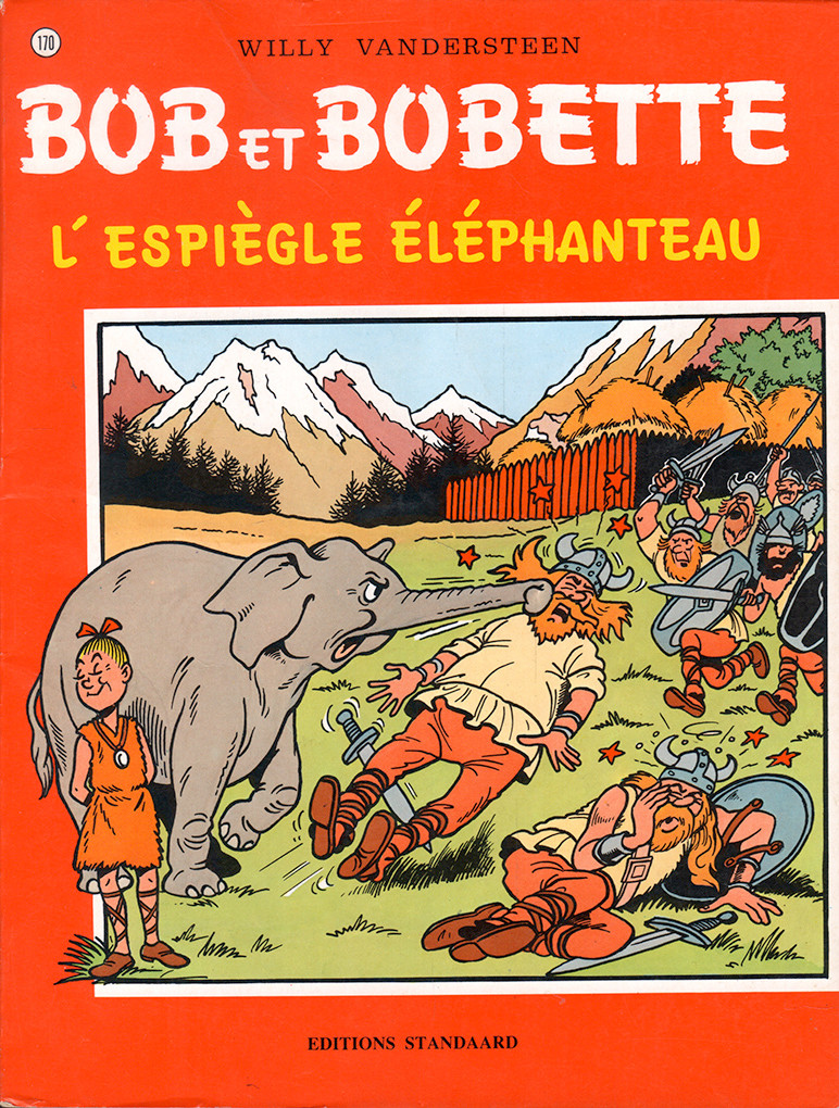 Couverture de l'album Bob et Bobette Tome 170 L'espiègle éléphanteau