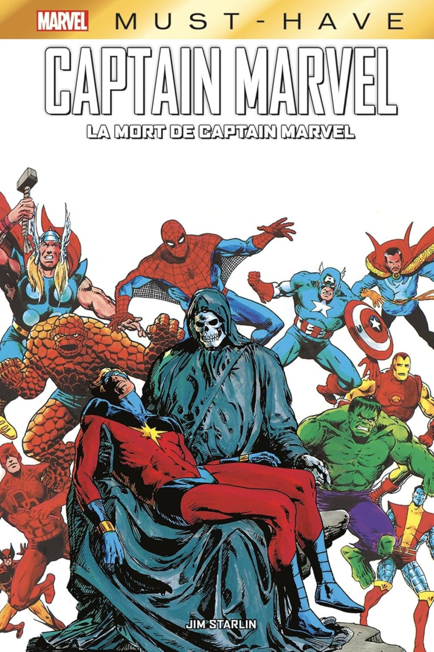 Couverture de l'album La mort de Captain Marvel