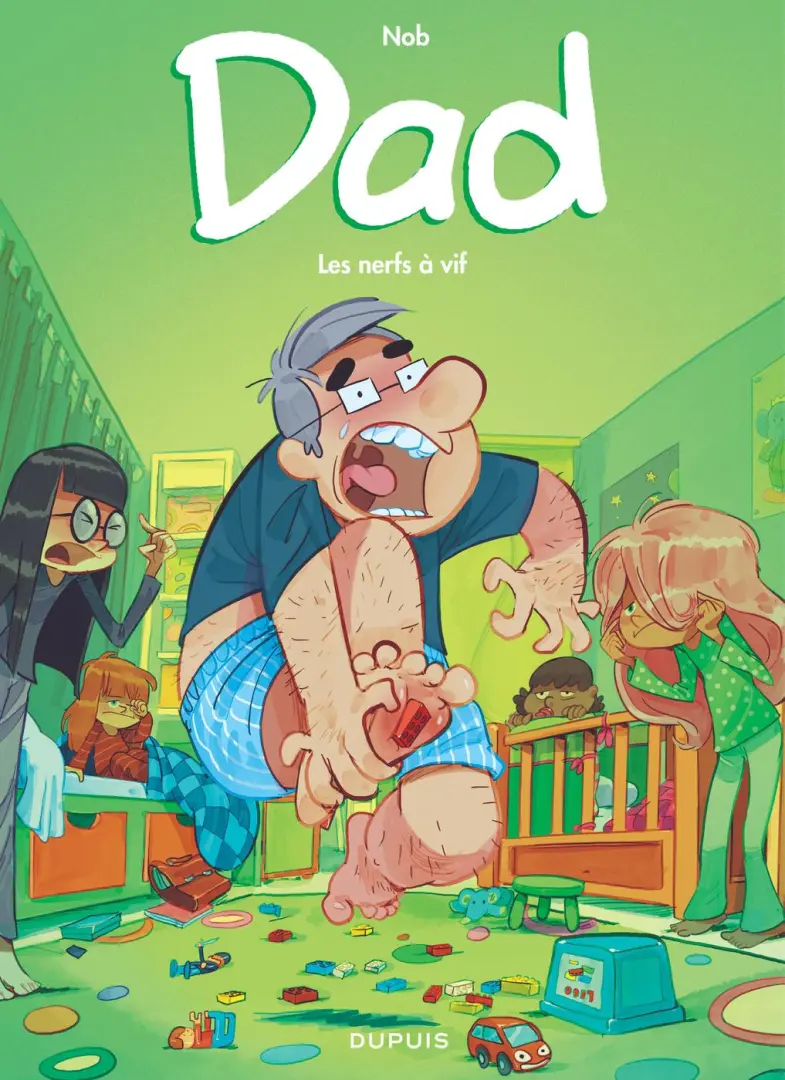 Couverture de l'album Dad Tome 3 Les nerfs à vif