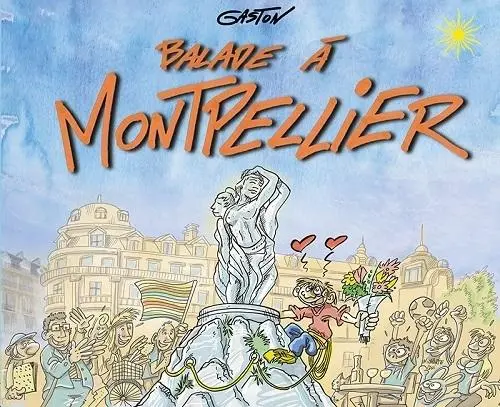 Couverture de l'album Les Carnets de voyages de Gaston Tome 8 Balade à Montpellier