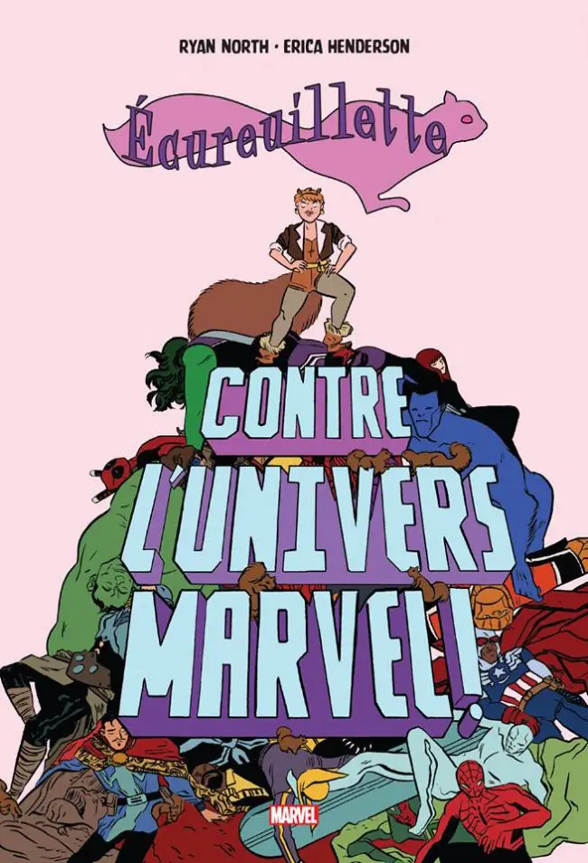 Couverture de l'album Écureuillette contre l'univers Marvel