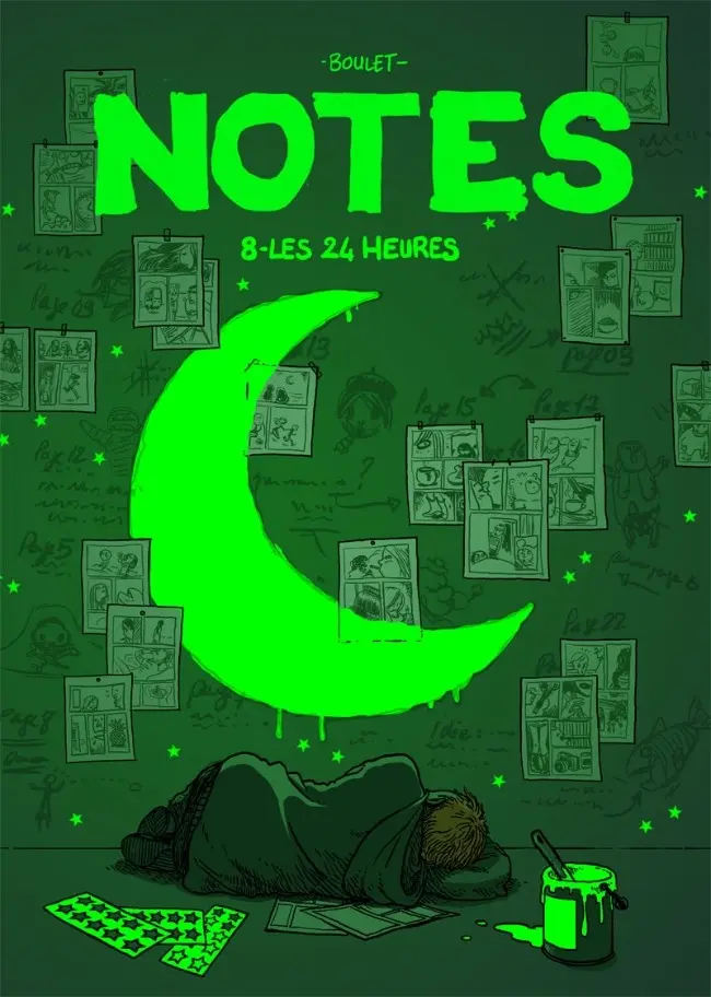 Couverture de l'album Notes Tome 8 Les 24 heures