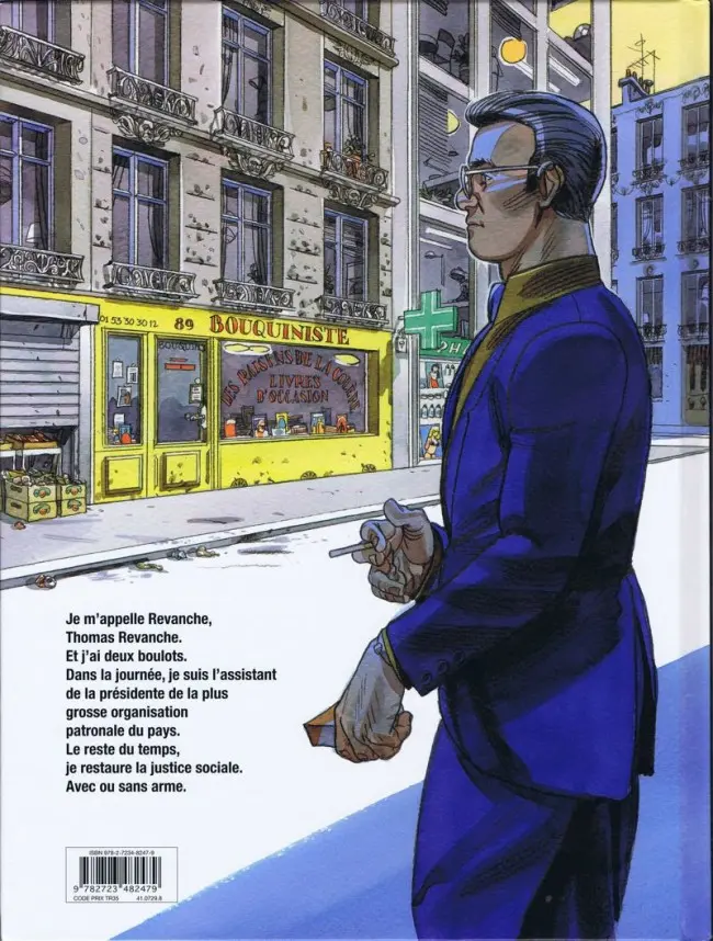 Verso de l'album Revanche Tome 1 Société Anonyme