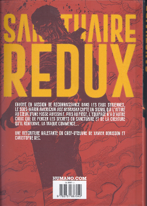 Verso de l'album Sanctuaire Redux Intégrale