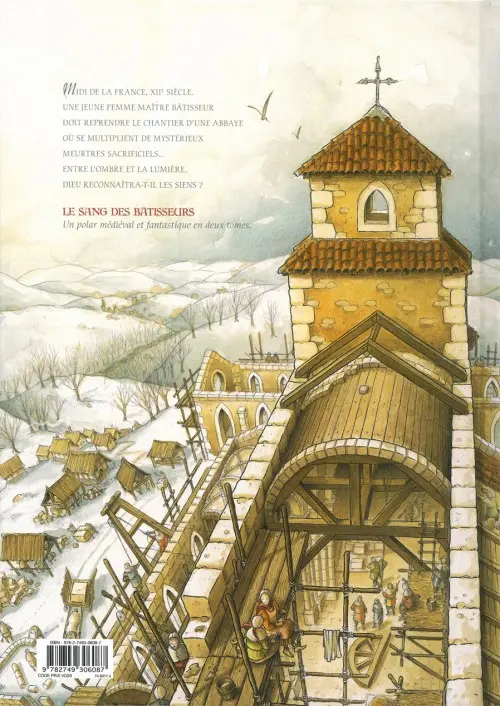 Verso de l'album Le sang des bâtisseurs Livre 2
