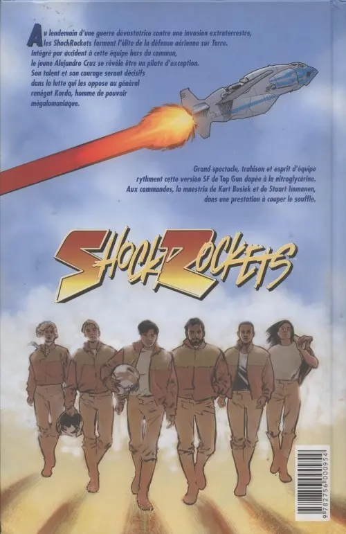 Verso de l'album Shockrockets Contact !