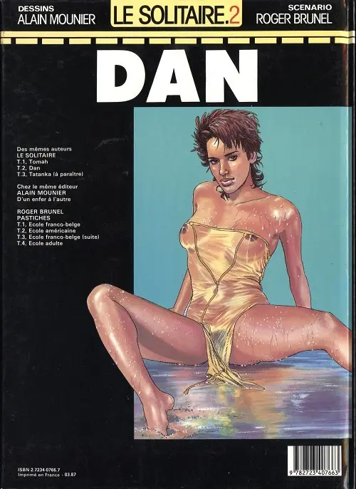 Verso de l'album Le Solitaire Tome 2 Dan
