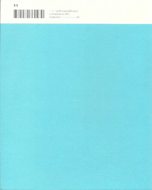 Verso de l'album L'Appartement numéro 3