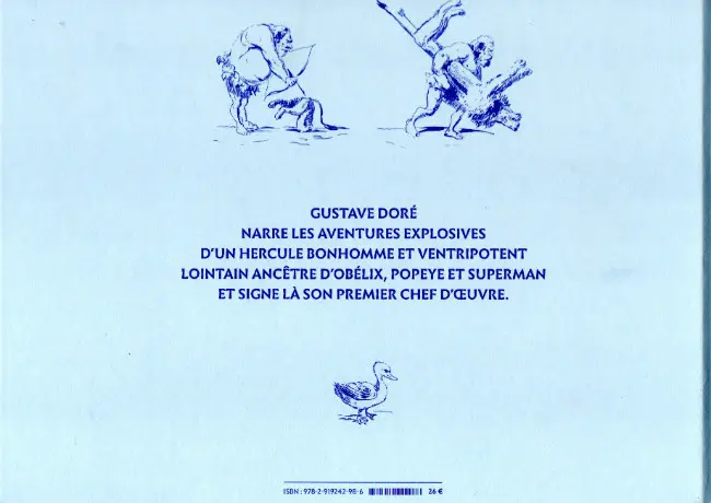 Verso de l'album Les Travaux d'Hercule